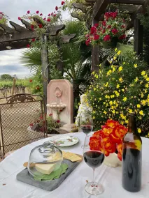 Suite Rose Garden privée à côté du vignoble et de la piscine - Entrée privée - Image 4