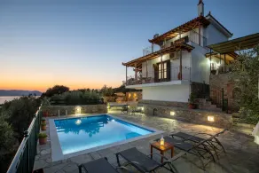 Pool Villa -Anastasia-sea views,sunset,wifi,near the village & the port - Image 5