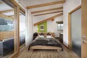 Ferienwohnung \"Feldhof Apfeloase\" mit Salzwasser Pool, Panoramaliegewiese und Balkon - Image 4