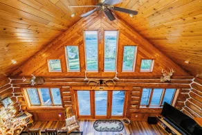 Custom Waterfront  full  Log Home State Licensed - Image 2