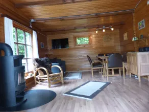 Cozy wooden log cabin in the Reinhardswald Nature Park - Weserbergland near Kassel - Image 2