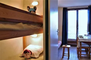 50 meters from the ski slopes, 6th floor, balcony, TV, ski locker, 18 m², Risoul - Image 5