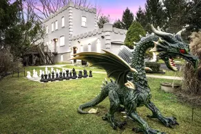 Luxury POCONO CASTLE  w/ ESCAPE ROOM, Private Pond, Boats, Sauna & Hot Tub - Image 2