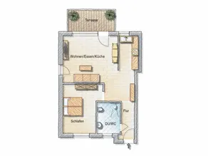 Appartamento \"Haus Dünenbutze\" con giardino in comune e Wi-Fi - Image 5