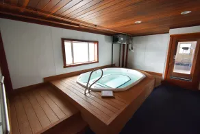 Rez-de-chaussée, vue sur la montagne, patio, foyer au gaz. Bain à remous complexe, accès facile aux stations, restaurants - Image 3