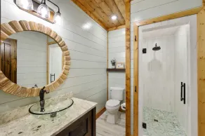 See the awe-inspiring views of the Ouachita mountains from the stunning window wall - Image 4