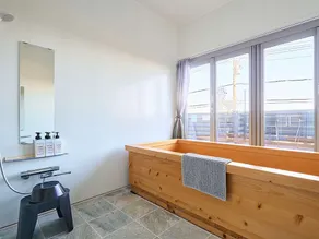 Overlooking the Olympic surf venue from the cypress bath and large terrace. - Image 2