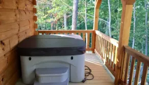 An Outdoor Luxury Cabin Adventure \"The Hampton\"Amish-Built Log Cabin - Image 3