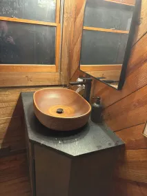 Private Mountain View cabin on 5 acres, great patio with creek below back patio. - Image 3