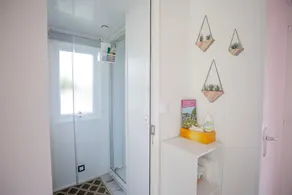 Mobil Home 'Au Petit Bonheur' con piscina compartida, terraza privada y jardín privado - Image 3