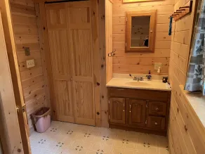 Cozy  Sebec Lake front cabin with dock and fire pit - Image 4