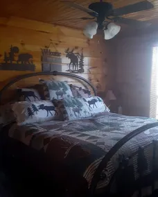 CreekView Cabin is  very private overlooking  Shoals Creek wJacuzzi  & more - Image 5