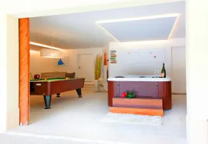 Elegant Family Villa with Private Pool, Jacuzzi, Spacious Garden & Games Area - Image 3