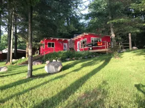 Direct waterfront overlooking forever wild forest on a hidden dead end street - Image 4