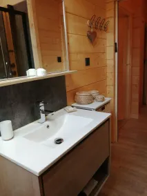New traditional chalet in a mountain village in the Alps. - Image 2