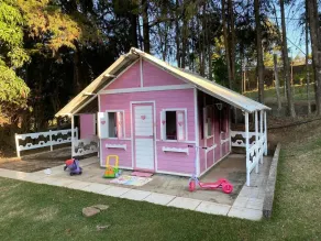 Casa de Campo com Ampla Área de Lazer, Piscina, Mini Campo e Quadra - Image 2