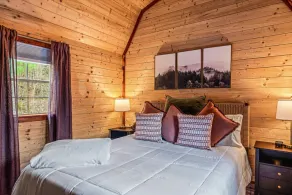 Brand new! 2bed/1bath Cabin with Mountain View, hot tub and grilling deck / Fire Pit table - Image 4