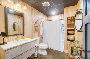 Heated Seasonal Pool, Hot Tub & Theater • Rustic Cabin by Bike Path - Image 4