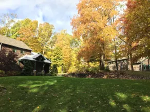 4+ Acre Pond Front Retreat, terrain de basket - Image 5
