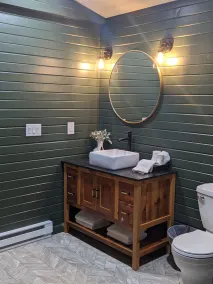 Quaint Newly Remodeled Cabin with Stone Fireplace - Private Hot Tub - King Bed - Image 4