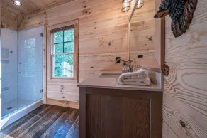 Custom built mountain house on trout stream with tons of privacy & hot tub. - Image 3