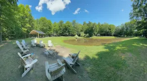 Selah Serenity Tent-n-Breakfast Glamping for 2 in Finger Lakes Woodland Site  - Image 4