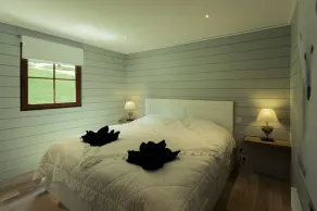 Skandinavisches Chalet in üppigem Grün und Wald ... - Image 3