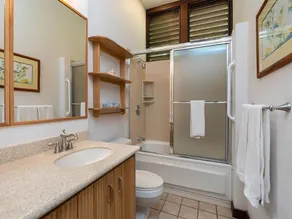 Easy Split-Level Style w/Lanai, Kitchen, WiFi, Flat Screen, Ceiling Fans–Kiahuna 2100 - Image 3