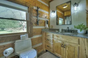 Waterfall Pool · Barrel Sauna + Hot Tub · Cabin · 15 Private Acres - Image 5