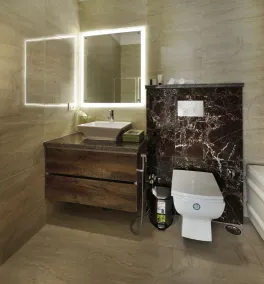 HYDEWEST INDIA Luxury Orchid Gold King Studio with Kitchenette - Image 2