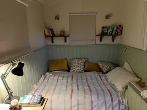 Shepherds Hut in peaceful south Wales farmland with spectacular mountain views  - Image 2
