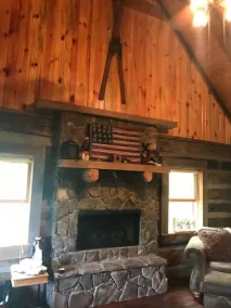 Nybygget Autentiske Log Cabin i Blue Ridge Mountains - Image 4