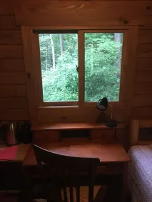 One Room Log Cabin in beautiful Woodland Campground - Image 2
