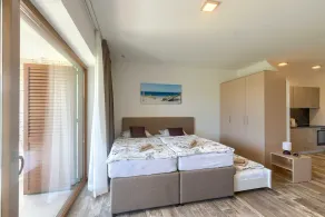 Brandneues, modernes Studio-Apartment für bis zu 2+1 Gäste mit Gemeinschaftspool - Image 5