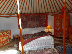 Unusual accommodation in the Creuse Mongolian yurt - Image 5