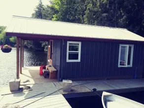 Floating Bunkie Glamping @ Big Crosby Lake - Image 5