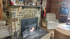 \"The Cabin At Trout Run\" - Waterfront, Wifi, Firepit, Wood Stove, Screened Porch - Image 2