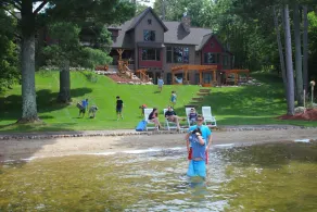 178' of Sandy Lake Shore on Private Lake - Image 3