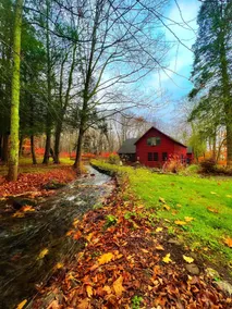 Historic 4 Bedroom Luxury Cabin with Private Waterfall & Lake Access - Image 5