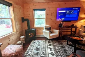 Cozy lil' Cabin in the Adirondacks with fireplace. - Image 2