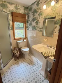 Opdateret Retro Retreat! Indendørs og udendørs pejs, baghaven oase med vandfald - Image 5