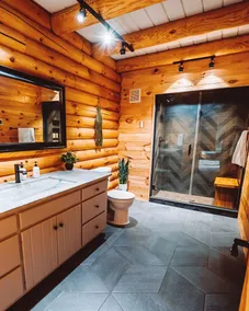 Luxury cabin, hot tub, pool, fire pit, sleeps 20 - Image 3