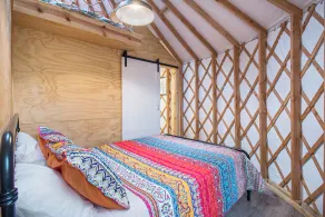 Luxury Glamping Yurt with Loft, Wood-Fired Hot Tub - Image 4