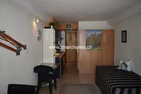 Appartment in a building in Zinal - 2 beds in the living room - kitchen - 1 shower/WC - TV broadcast - Image 4
