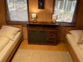 Casa de férias 'Urige Idyllische Hütte Mit Sauna' com jardim privado - Image 5