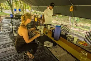 Lake Front Glamping Suite with a Bush Bathtub - Image 3