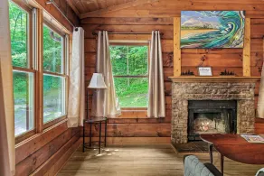 Pet-Friendly Cabin, In-Room Jacuzzi, King Bed, WiFi - Image 2