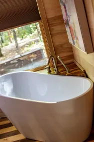 Honeymoon Loft Cabin - Soaking Tub & Fireplace - Walk to Mentone - Image 4