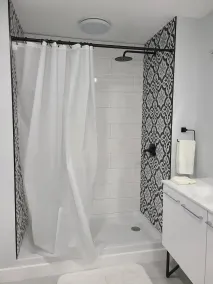 Emmaus contemporary private entrance guest room - Image 3
