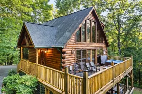 Deja View Serene Mountain Cabin for a Family Get-away with a Hot tub Sauna Fire pit that is Pet Friendly - Image 4